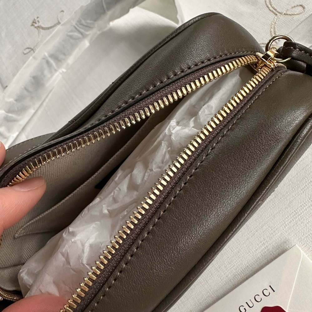 Gucci Green Leather Crossbody Bag - Picture 5 of 10